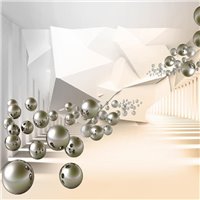 Портреты картины репродукции на заказ - Жемчуг в невесомости - 3D фотообои