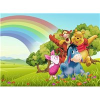 Портреты картины репродукции на заказ - Винни Пух и его друзья на поляне - Фотообои детские