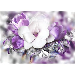 Красивый букет цветов - 3D фотообои - Модульная картины, Репродукции, Декоративные панно, Декор стен
