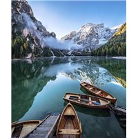Портреты картины репродукции на заказ - Горное озеро - Фотообои природа|озера