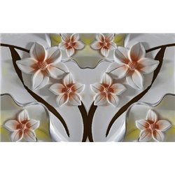 Цветы на дереве - 3D фотообои|3D цветы - Модульная картины, Репродукции, Декоративные панно, Декор стен
