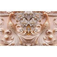 Портреты картины репродукции на заказ - Райские птицы - 3D фотообои|3D цветы