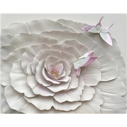 Бесконечные лепестки - 3D фотообои|3D цветы - Модульная картины, Репродукции, Декоративные панно, Декор стен