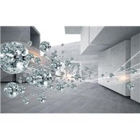 Блестящие сферы - 3D фотообои