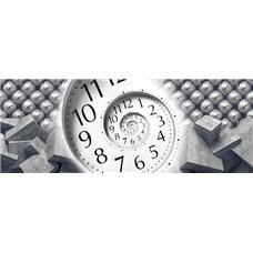 Картина на холсте по фото Модульные картины Печать портретов на холсте Спираль с цифрами - 3D фотообои|3Д обои для зала