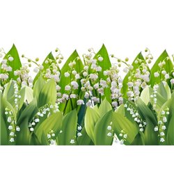 Белые ландыши - Дизайнерские - Модульная картины, Репродукции, Декоративные панно, Декор стен