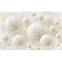 Портреты картины репродукции на заказ - Колючие сферы - 3D фотообои|3D фигуры