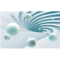 Портреты картины репродукции на заказ - Полосатый водоворот - 3D фотообои|3D расширяющие пространство