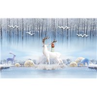 Северные олени - Фотообои Животные
