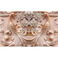 Портреты картины репродукции на заказ - Райские птицы - 3D фотообои|3Д обои для зала