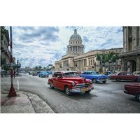 Парад автомобилей - Фотообои Техника и транспорт