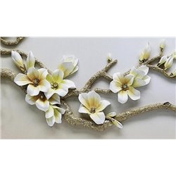 Объёмная ветвь - 3D фотообои|3Д обои для зала - Модульная картины, Репродукции, Декоративные панно, Декор стен