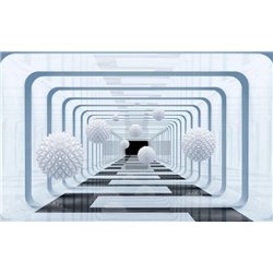 Прямоугольные арки - Фотообои Расширяющие пространство - Модульная картины, Репродукции, Декоративные панно, Декор стен