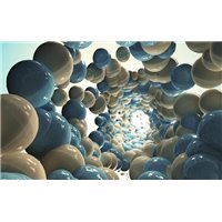 Портреты картины репродукции на заказ - Глянцевые шары - 3D фотообои|3D расширяющие пространство
