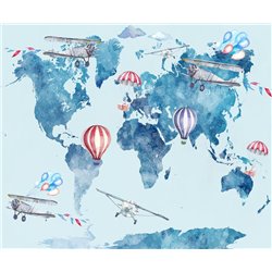 иллюстрация карты мира - Фотообои карта мира - Модульная картины, Репродукции, Декоративные панно, Декор стен