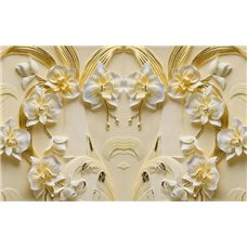Картина на холсте по фото Модульные картины Печать портретов на холсте Фарфоровые светлые орхидеи - 3D фотообои|3D цветы