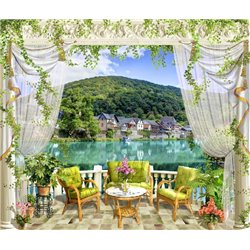 Место для отдыха - Фотообои Фрески - Модульная картины, Репродукции, Декоративные панно, Декор стен