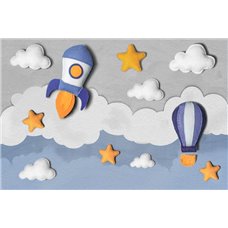 Картина на холсте по фото Модульные картины Печать портретов на холсте Далекое путешствие - Фотообои детские