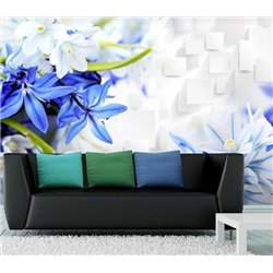 Весенние цветы - 3D фотообои|3D цветы - Модульная картины, Репродукции, Декоративные панно, Декор стен