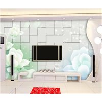 Портреты картины репродукции на заказ - Белые стены - 3D фотообои|3D цветы