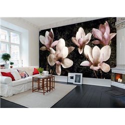 Вечерние цветы - 3D фотообои|3D цветы - Модульная картины, Репродукции, Декоративные панно, Декор стен