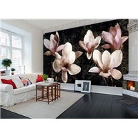 Вечерние цветы - 3D фотообои|3D цветы