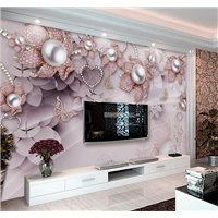 Портреты картины репродукции на заказ - Роскошь цветов - 3D фотообои|3D цветы