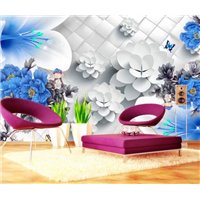 Портреты картины репродукции на заказ - Цветение - 3D фотообои|3D цветы