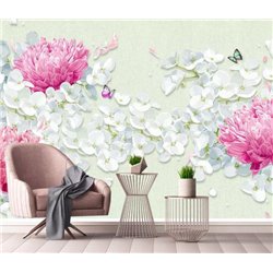 Цветочные краски - 3D фотообои|3D цветы - Модульная картины, Репродукции, Декоративные панно, Декор стен