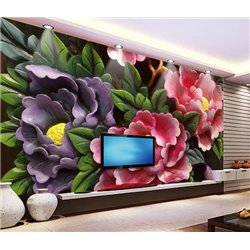 Яркий букет - 3D фотообои|3D цветы - Модульная картины, Репродукции, Декоративные панно, Декор стен