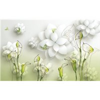 Портреты картины репродукции на заказ - Нарисованные калы - 3D фотообои|3D цветы