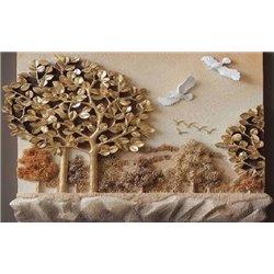 Два белых голубя - 3D фотообои|3Д обои в спальню - Модульная картины, Репродукции, Декоративные панно, Декор стен
