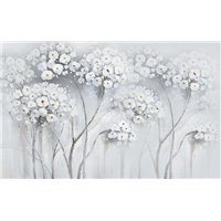 Портреты картины репродукции на заказ - Деревья белых орхидей - 3D фотообои|3Д обои для зала