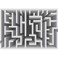 Портреты картины репродукции на заказ - Лабиринт - 3D фотообои