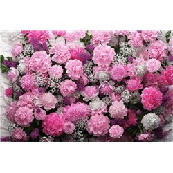 Розовый букет - 3D фотообои|3D цветы - Модульная картины, Репродукции, Декоративные панно, Декор стен