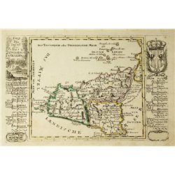 Старинная карта - Фотообои винтаж - Модульная картины, Репродукции, Декоративные панно, Декор стен