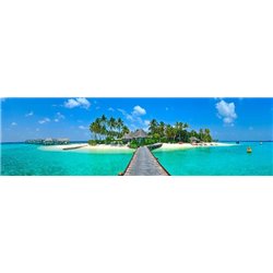 Мостик к острову - Фотообои Море - Модульная картины, Репродукции, Декоративные панно, Декор стен