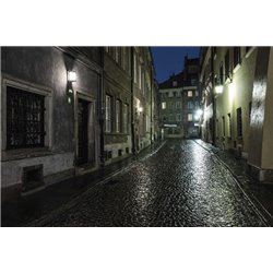 Ночная Варшава - Фотообои Старый город - Модульная картины, Репродукции, Декоративные панно, Декор стен