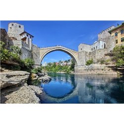 Круглый мост - Фотообои Старый город - Модульная картины, Репродукции, Декоративные панно, Декор стен