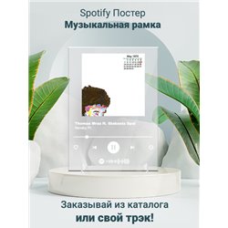 Thomas Mraz ft. Glebasta Spal - Nevsky Pr - постер Spotify - Модульная картины, Репродукции, Декоративные панно, Декор стен