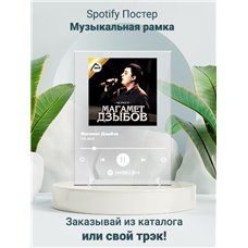 Картина на холсте по фото Модульные картины Печать портретов на холсте Магамет Дзыбов Не моя - постер Spotify