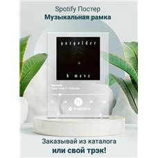 Картина на холсте по фото Модульные картины Печать портретов на холсте Скриптонит ft. Charusha – Космос - постер Spotify
