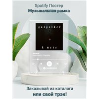Портреты картины репродукции на заказ - Скриптонит ft. Charusha – Космос - постер Spotify