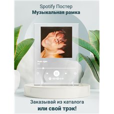 Картина на холсте по фото Модульные картины Печать портретов на холсте Joji - yeah right - постер Spotify