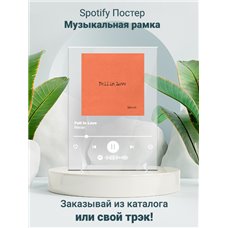 Картина на холсте по фото Модульные картины Печать портретов на холсте Macan Fell in Love - постер Spotify