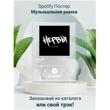 Картина на холсте по фото Модульные картины Печать портретов на холсте Нервы Вклочья - постер Spotify