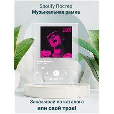 Картина на холсте по фото Модульные картины Печать портретов на холсте GONE.Fludd Слеза Бандита - постер Spotify