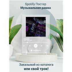 LXST CXNTURY - AMNESIA - постер Spotify - Модульная картины, Репродукции, Декоративные панно, Декор стен
