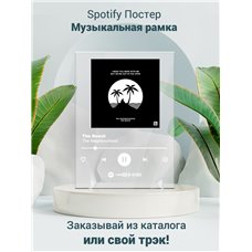 Картина на холсте по фото Модульные картины Печать портретов на холсте The Neighbourhood - The Beach - постер Spotify
