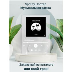 The Neighbourhood - The Beach - постер Spotify - Модульная картины, Репродукции, Декоративные панно, Декор стен
